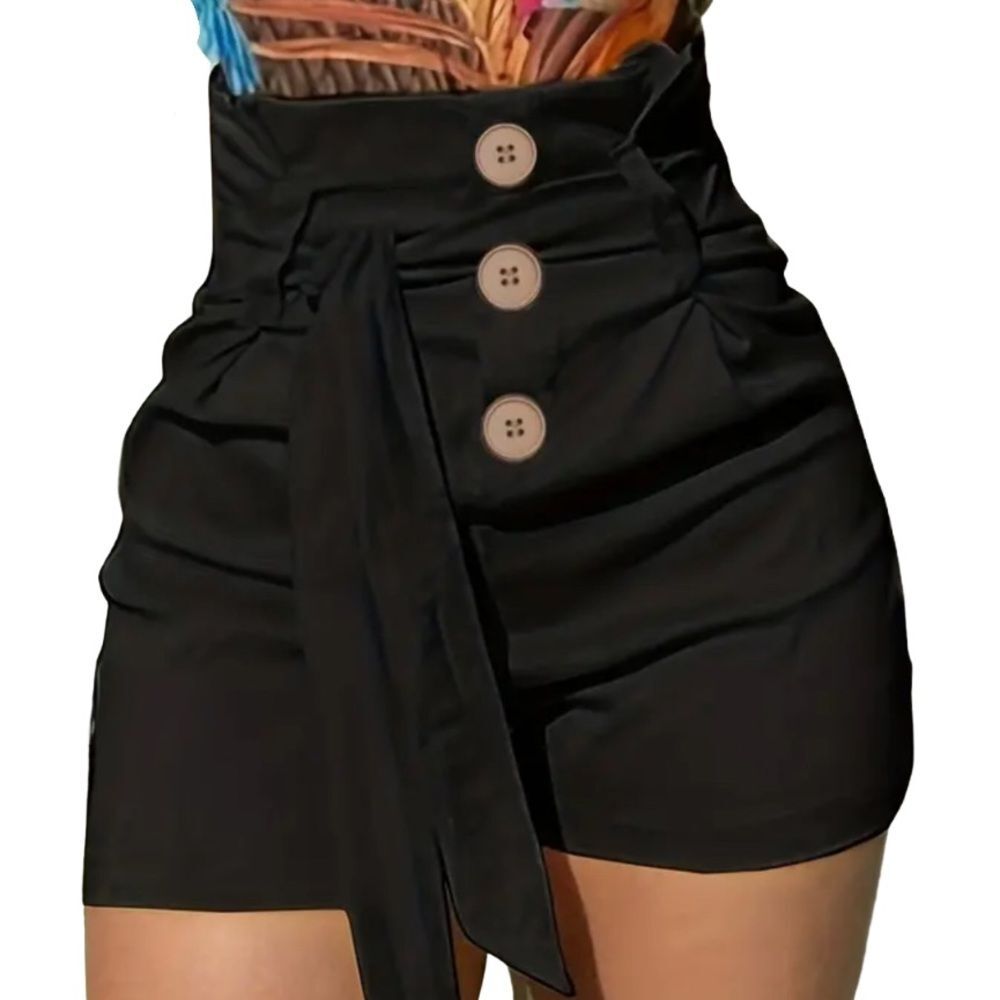 NWT!  High-waisted black shorts